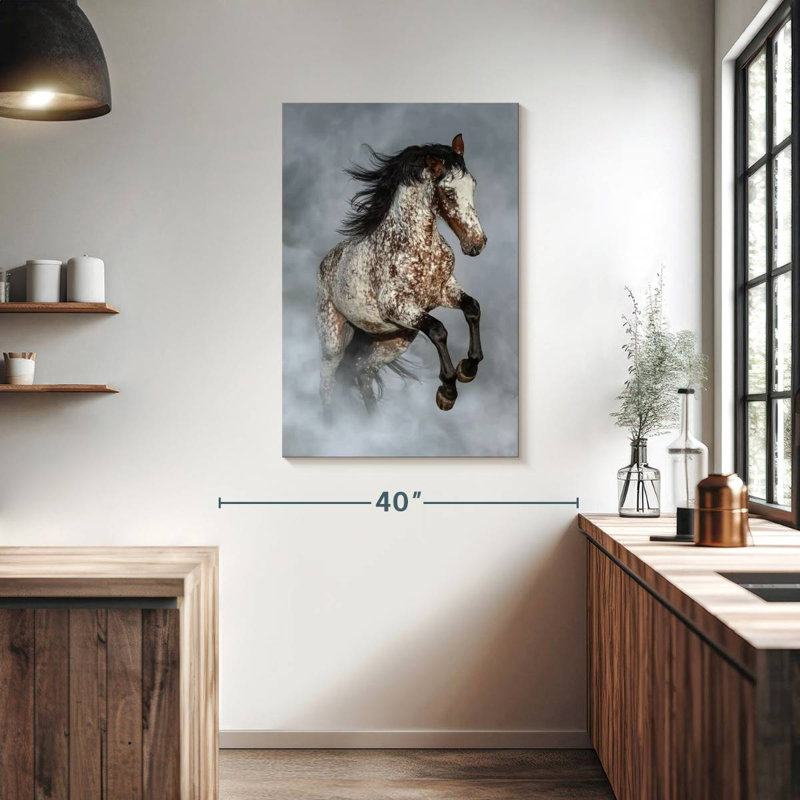 Brampt brumeux Appaloosa, H 39 po x l 26 po