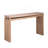 Narrow Console Table, Slim Entryway Table, Small Space Sofa Table, 52 Inch Hallway Table, Wood Console Table With Bead Detail, Rustic Modern Console, Natural Wood Finish Table, Minimalist Foyer Table.