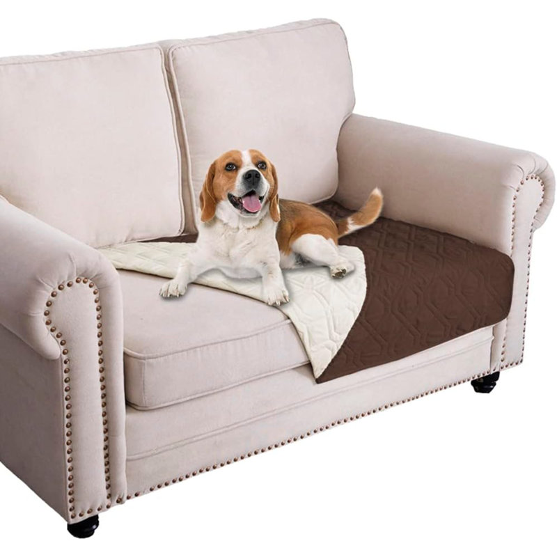 Couverture imperméable pour lit de chien pour canapé réversible