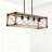 5-Light Farmhouse Chandelier With 4 Adjustable Hanging Ropes, Ferrous Canopy Pendant Light Fixtures, Solid Wood Frame-1273101900