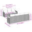 121cm Wide Patio Sofa with Cushions