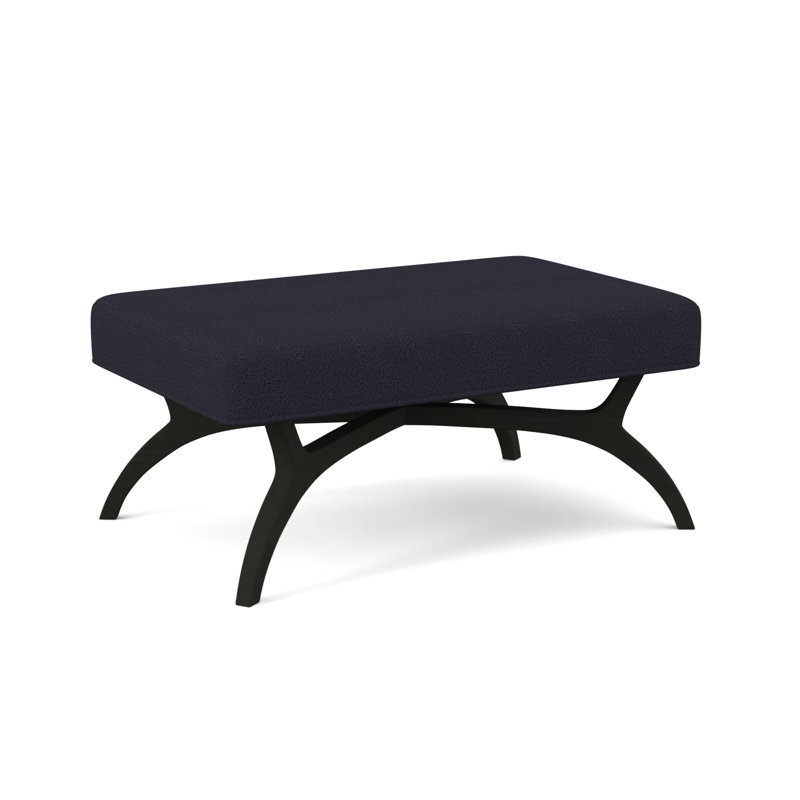 Ansel Bench, Espresso, Venice Navy