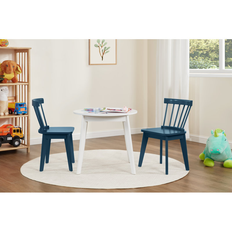 3PCS Winsor Chair, Navy