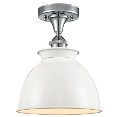 Plafonnier semi-encastré 1 lumière 8,5 po Erastus