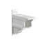 Poteau de courrier encastré H 56 po avec porte-journal-465857751