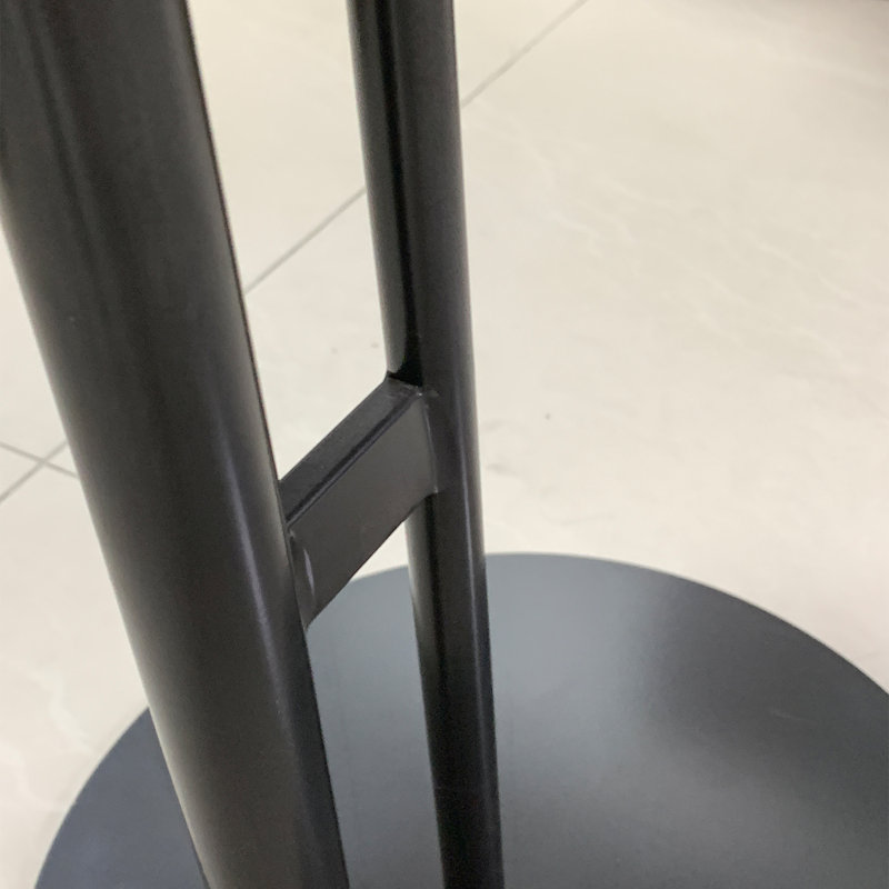 19.7" Gray Side Table,Stainless Steel Frame End Table,Multifunctional Living Space Accent Table