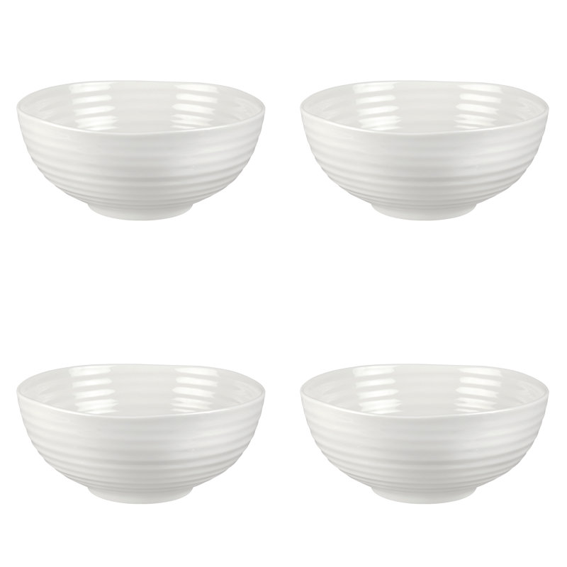 Bol à nouilles blanc 7 po Portmeirion Sophie Conran