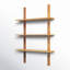 Vesa Acacia Solid Wood Tiered Shelf with Live Edge