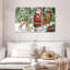 Père Noël et traîneau Woodland-584254482