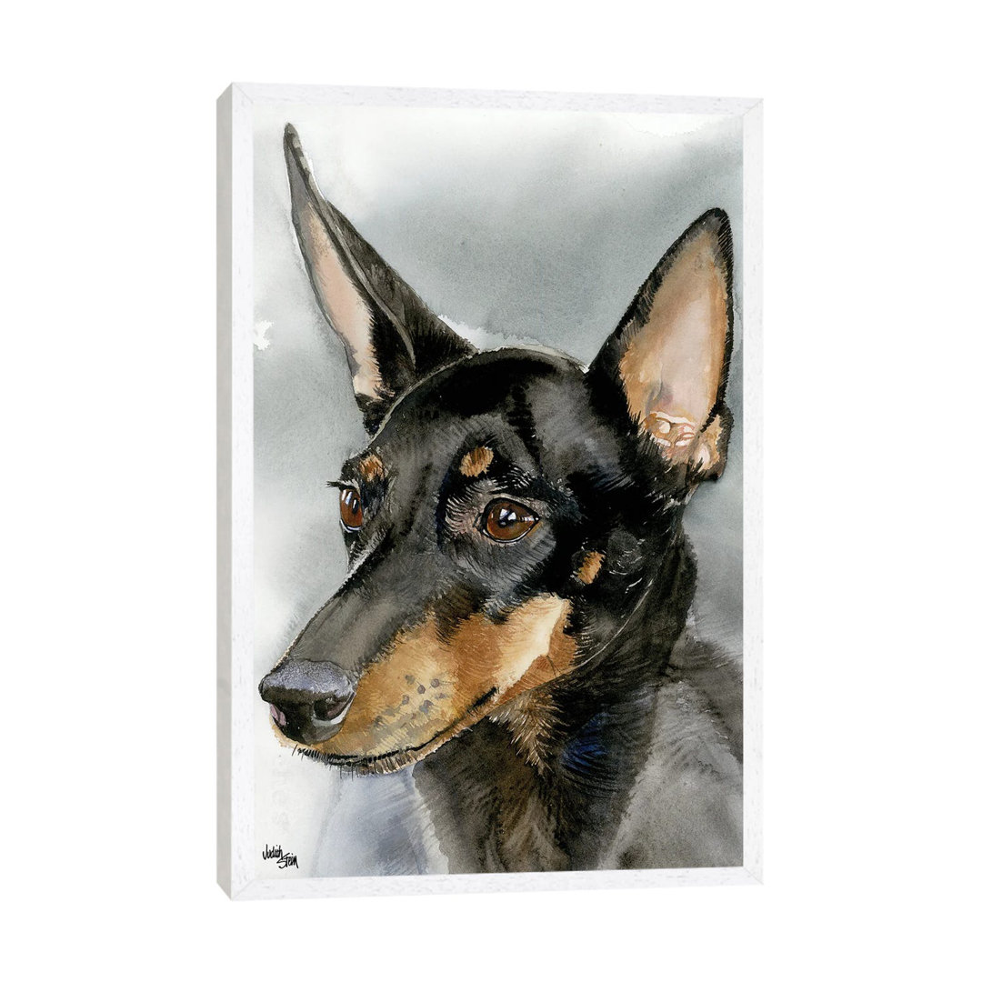 High Spirits - Toy Manchester Terrier von Judith Stein - Gallery-Wrapped Canvas Giclée on Canvas