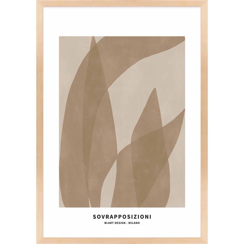 Bryheem 1 Framed on Paper Print, Érable, H 38 po x l 26,5 po x P 1,25 po