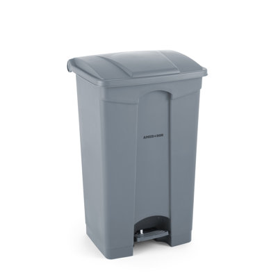 Plastic Step On Kitchen Trash Can