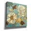  «Sophias Flowers 1 Blue» par Wild Apple Portfolio, art mural sur toile, 18 po x 18 po-122271659