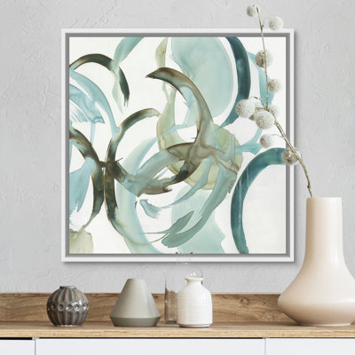 Reproduction d’art sur toile, "Hypnotic Curves I" par PI studio