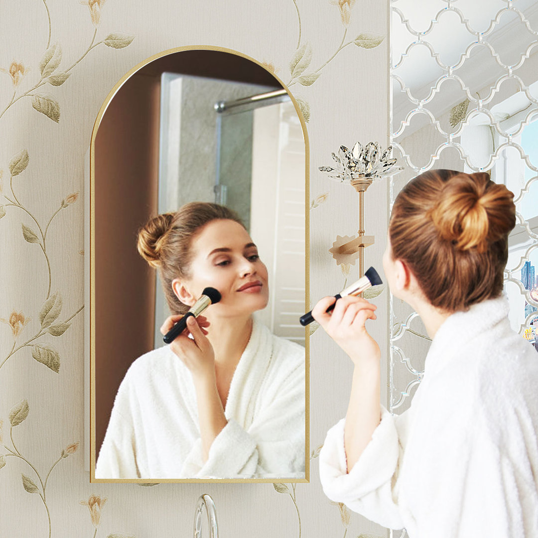 Aishwarya 40mm W 80mm H Medicine Cabinet Mirror