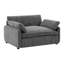 Canapé simple surdimensionné en chenille 50 * 43 ", fauteuil d'appoint large et profond, fauteuil rembourré moderne et confortable, canapé-lit avec coussins pour le salon et l’appartement