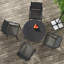  Water-Repellent Outdoor Seat Cushion-1224518663