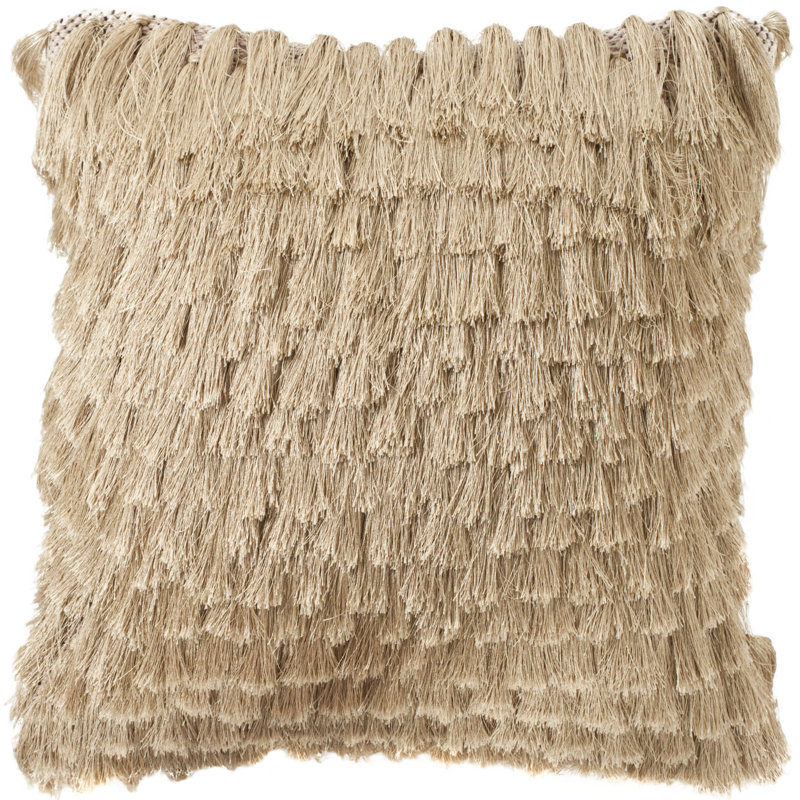 Reversible Throw Pillow, Champagne, 24" x 24"