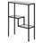 Lovett 22'' Glass Top Console Table-1248255054