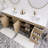 Spring 84" Double Sink Bathroom Vanity-90692636