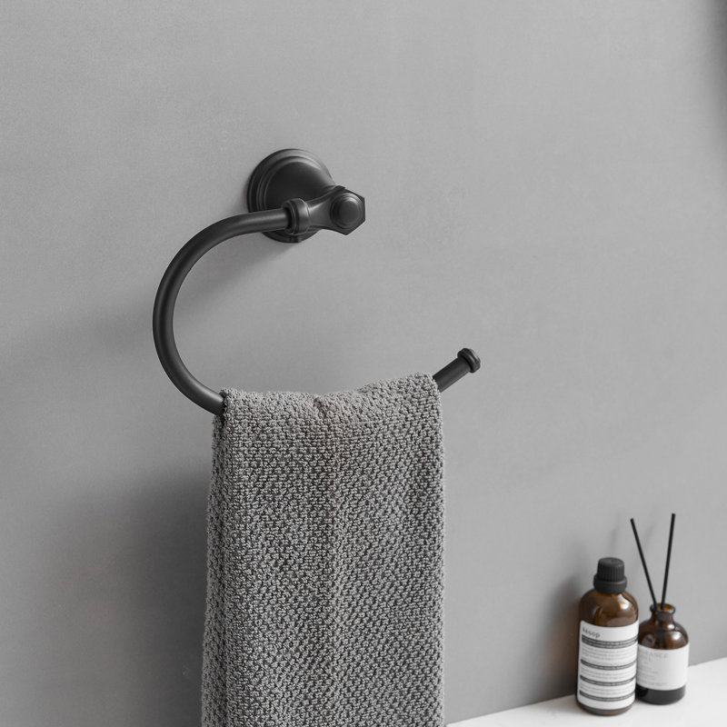 4 - Piece Bathroom Hardware Set, Matte Black