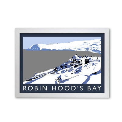 Robin Hood's Bay In Snow 1 Piece Wall Art