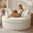 Boneless 61''W Chenille Large Round Accent Sofa, Modern Sleeper Sofa, No Assembly Required-1913970775
