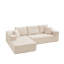 Ensemble de canapé modulaire rembourré en velours côtelé Modern-475135363-475135374