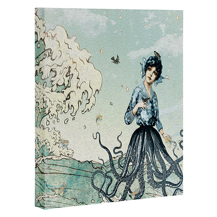 «Sea Fairy», impression sur toile tendue, H 20 po x l 16 po x P 1 po