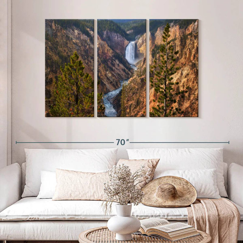 Alvord Great Yellowstone River, H 32 po x l 50 po