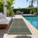 Kinslee Washable Striped Indoor / Outdoor Rug