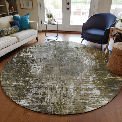Alta Washable Abstract Indoor / Outdoor Rug