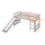 Lit mezzanine avec glissoire et échelle-1243065518