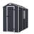 Spacious Resin Shed Durable Polypropylene Design Outdoor Storage Solution