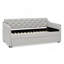 Lit de jour simple rembourré avec lit gigogne escamotable simple et conception de chargement USB-1682139607