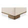 JUNE OTTOMAN PERFORMANCE FABRIC OATMEAL