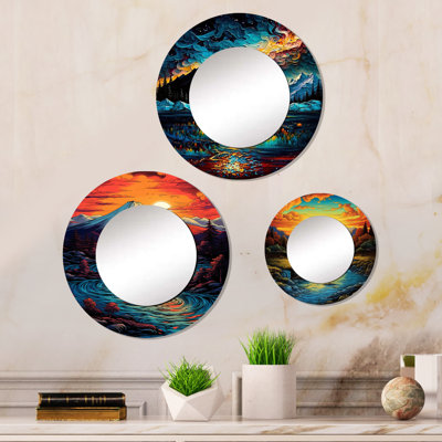 Bouse Metal Round Mirror