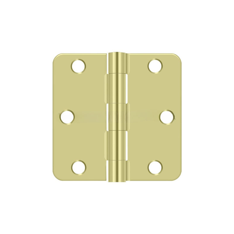 Charnière à dichromate en zinc 3 po x 3 po x 1/4 po Deltana S33R42D, Dichromate de zinc
