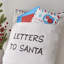 Letters To Santa Cushion Cover With Pocket