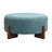 Theo 34'' Mid-Century Modern Upholstered Round Cocktail Ottoman-116328766