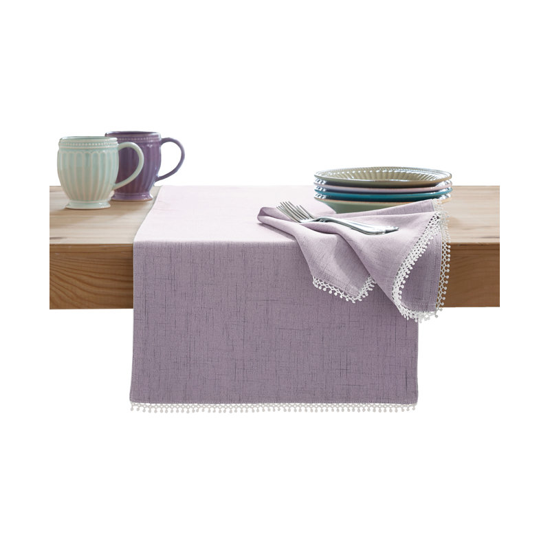 Lenox French Perle Runner, 70" Rectangle, Dove Gray