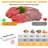 Vacuum Sealer Machine With 20 Bags, 75KPA Strong Suction For Food Preservation, Moist & Dry Modes, Digital Timer, Compact Starter Kit For Sous Vide, Meal Prep, Freezer Storage