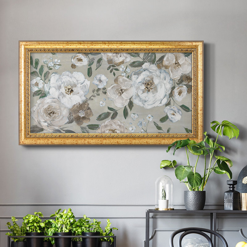 «Rose Garden» - Reproduction de photo sur toile simple, H 21 po x l 37 po x P 2,5 po