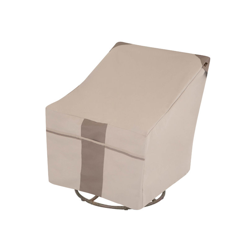 Modern Leisure Monterey Patio Swivel Lounge Chair Cover, 37.5"L x 39.25"W x 38.5"H, Beige, 38.5" H x 39.25" W x 37.5" D