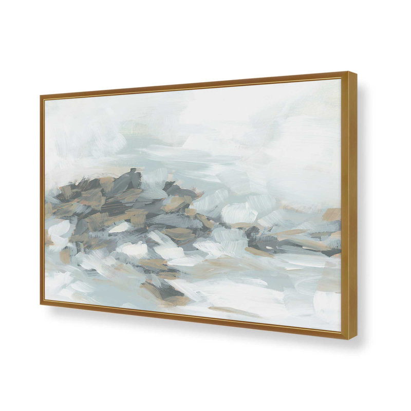 «Clouded Breakers I» par June Erica Vess, reproduction d'art, 30" H x 40" W, Reproduction encadrée ouverte sans passe-partout