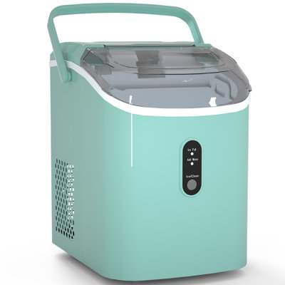 Portable Pellet Ice Maker - 34Lbs/24H Countertop Machine With Soft Nugget Ice, Self-Cleaning & One-Touch Operation For Home, Office, Bar (Includes Ice Scoop)