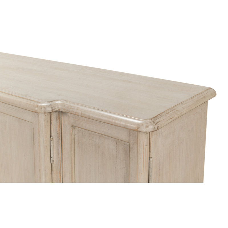 Entree' 63'' W Solid Wood Sideboard, Stone Gray