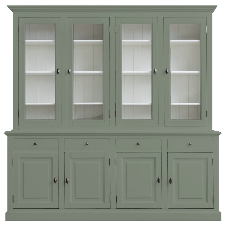 Babak Display Cabinet, Cement Grey