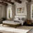 Luca Solid Wood Upholstered Boucle Bed Frame-131499531-131499533