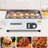 18-Inch Commercial Electric Grill 1600W – Non-Stick Stainless Steel Flat Top Griddle with Adjustable Temp 122°F-572°F, Countertop Grill for Home Restaurant, Food Truck & Outdoor Cooking